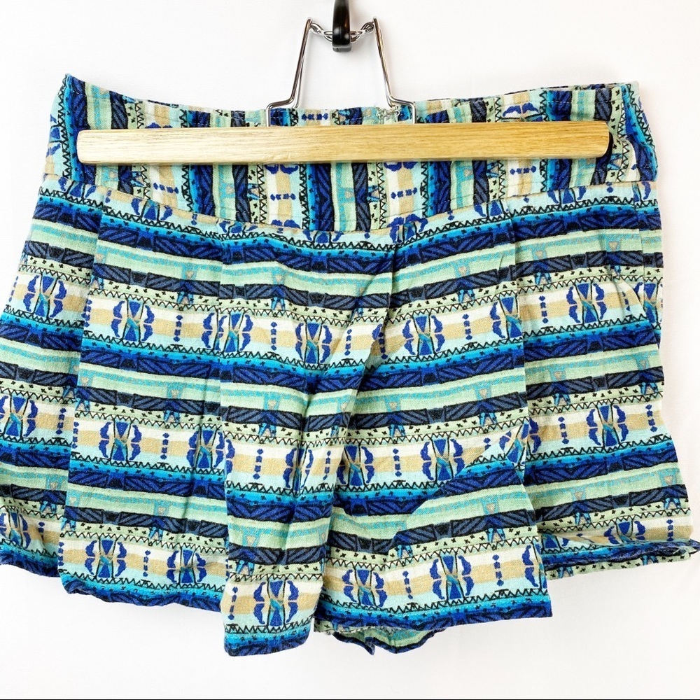 Skirt Short Skorts Skort Blue XS Forever 21 ZIP Up